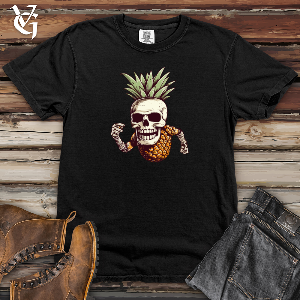 Viking Goods Gridiron Pinebones Heavy Cotton Comfort Colors Tee Black / L