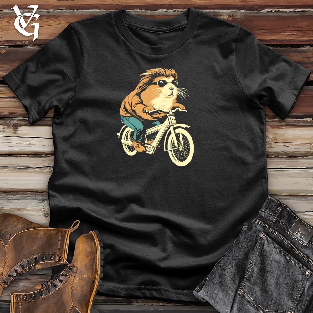 Viking Goods Guinea Pig Furry Cyclist Joyride Cotton Tee Black / L