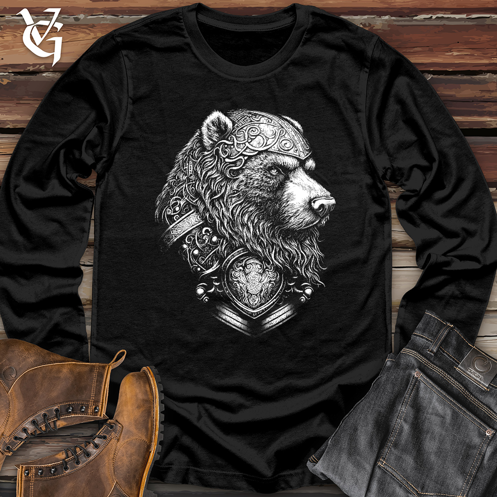 Viking Goods Handsome Celtic Bear Long Sleeve Black / L
