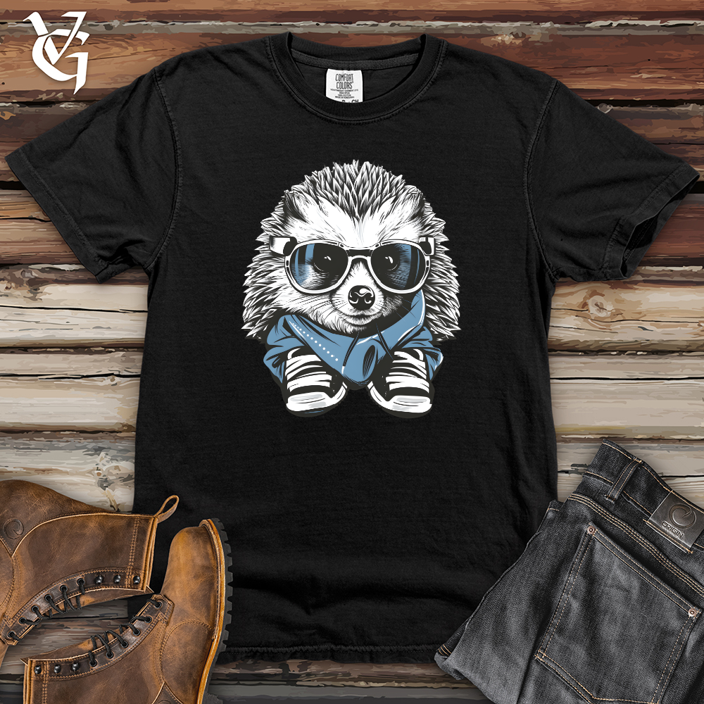 Viking Goods Hedgehog Sneakerhead Heavy Cotton Comfort Colors Tee Black / L