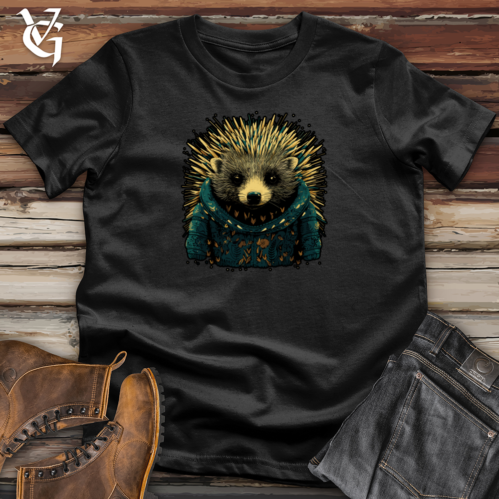 Viking Goods Hedgehog Starlit Snuggle Softstyle Tee Black / L