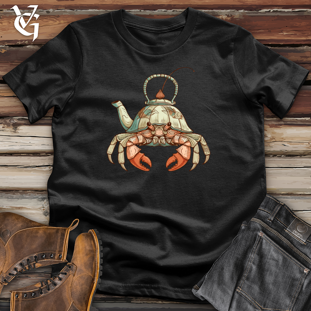 Viking Goods Hermit Crab Teapot Softstyle Tee Black / L