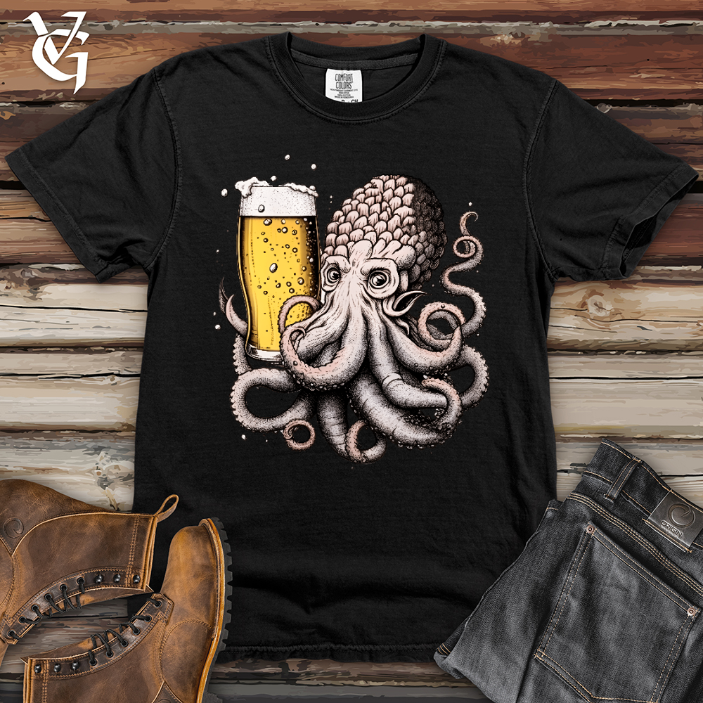 Viking Goods Hoptopus Heavy Cotton Comfort Colors Tee Black / L