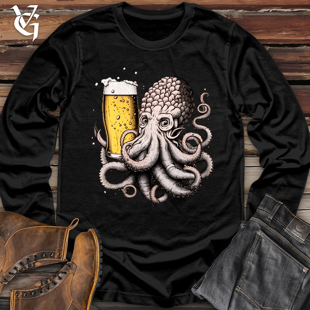 Viking Goods Hoptopus Long Sleeve Black / L