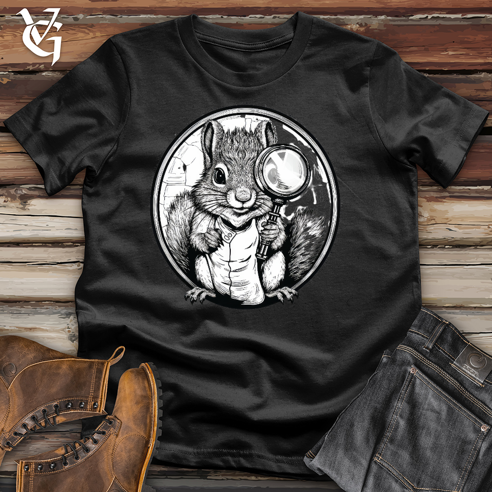 Viking Goods Inspector Squirrel Cotton Tee Black / L