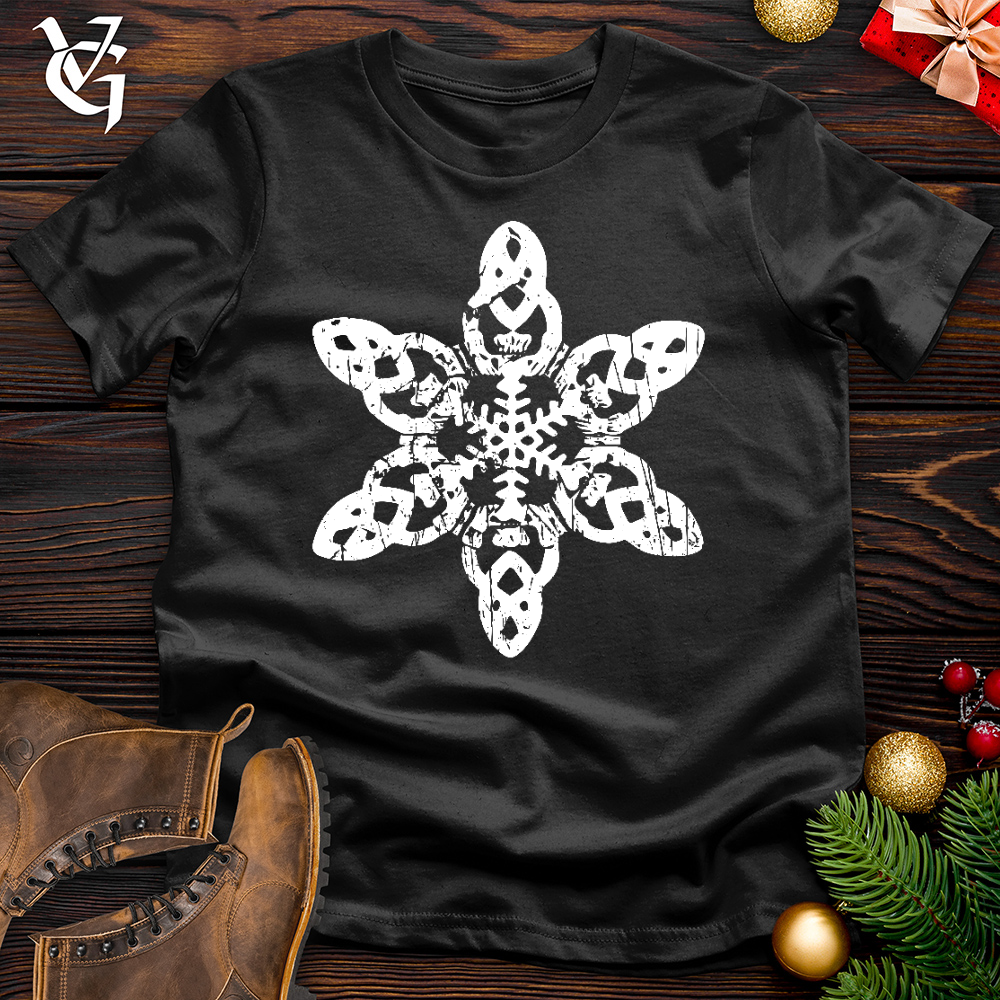 Viking Goods Irish Snowflake Cotton Tee Black / L