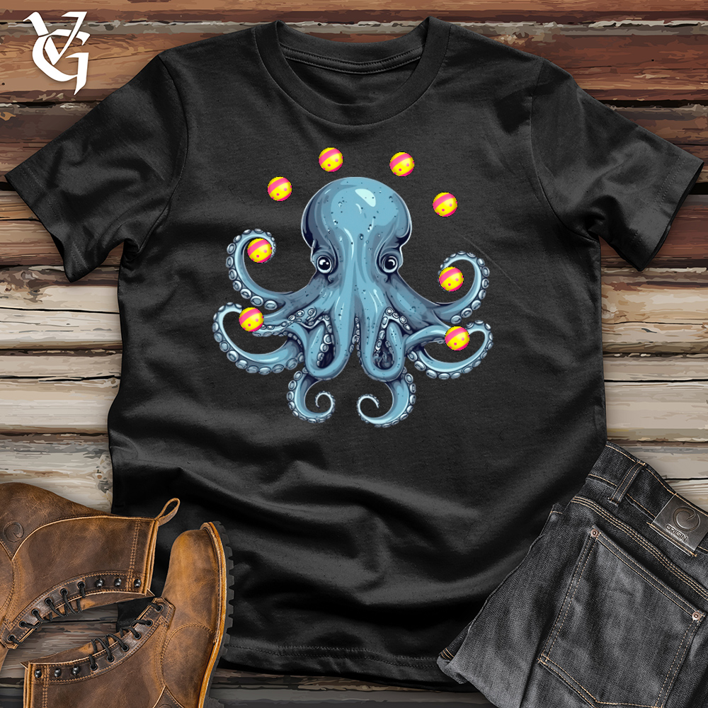 Viking Goods Juggling Octopus Cotton Tee Black / L