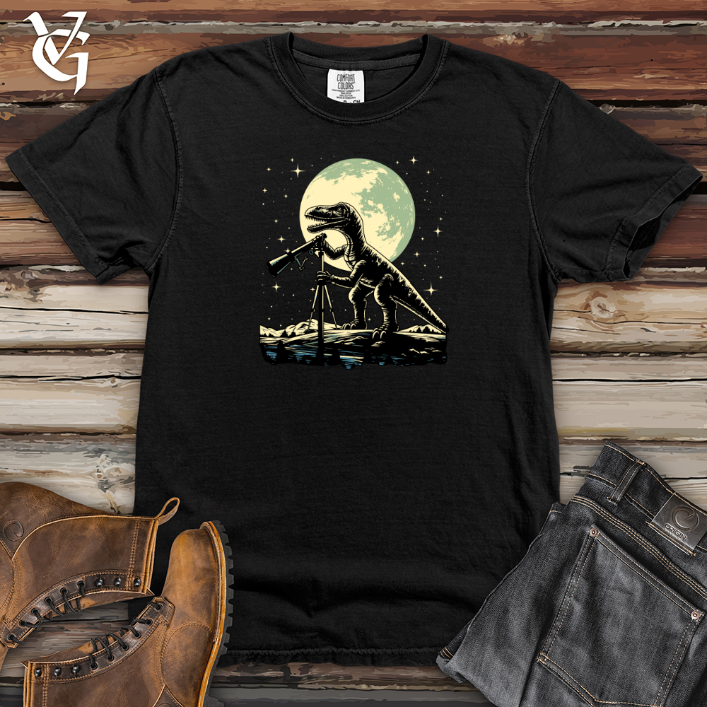 Viking Goods Jurassic Stargazer Recovered Heavy Cotton Comfort Colors Tee Black / L