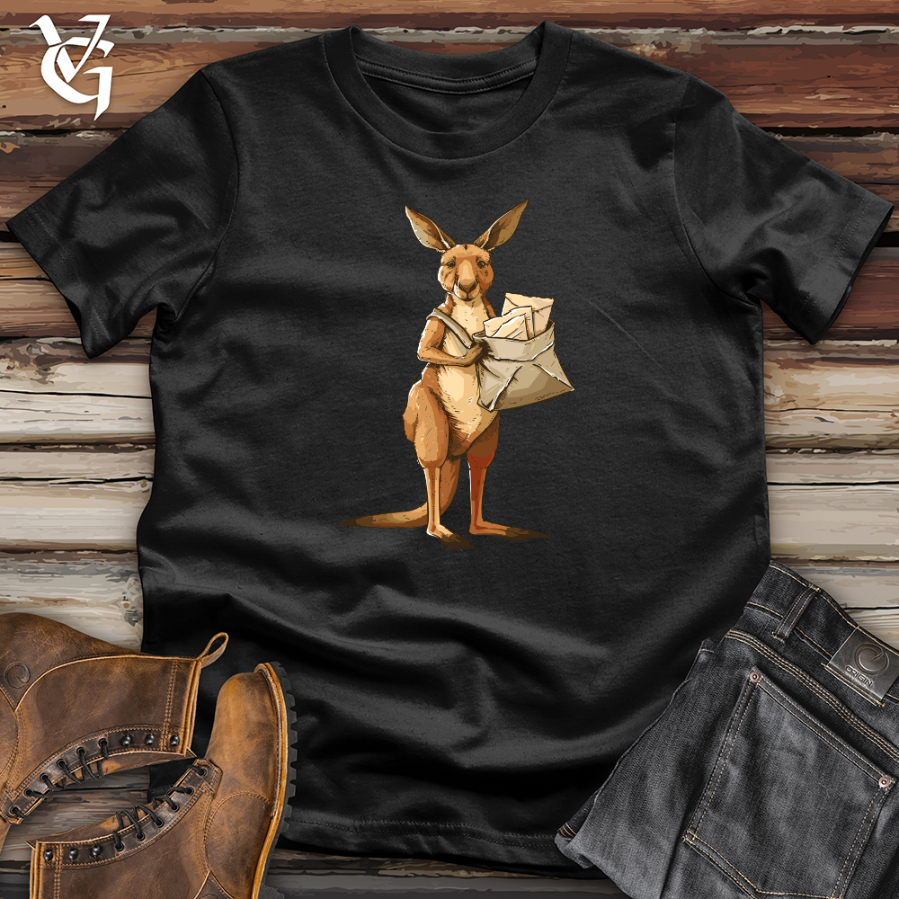 Viking Goods Kangaroo Mail Delivery Softstyle Tee Black / L