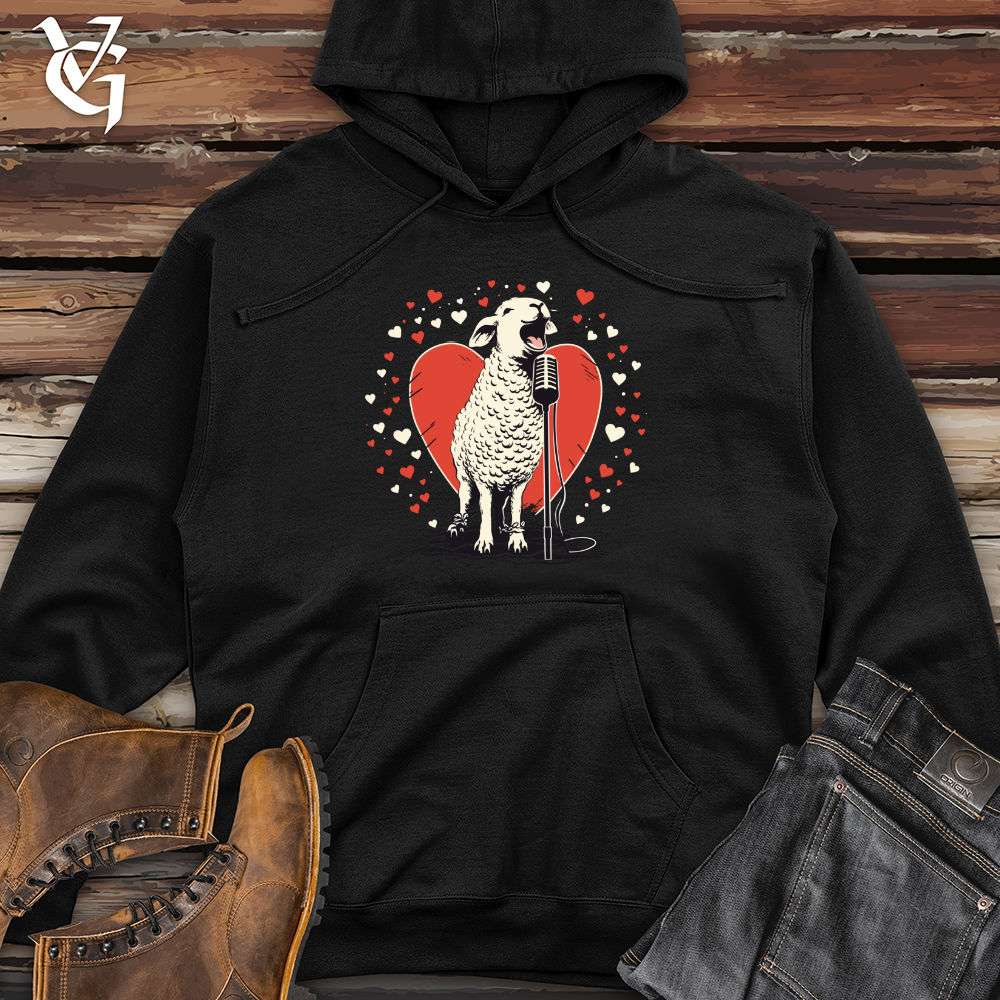 Viking Goods Lamb Love Ballad Midweight Hooded Sweatshirt Black / L