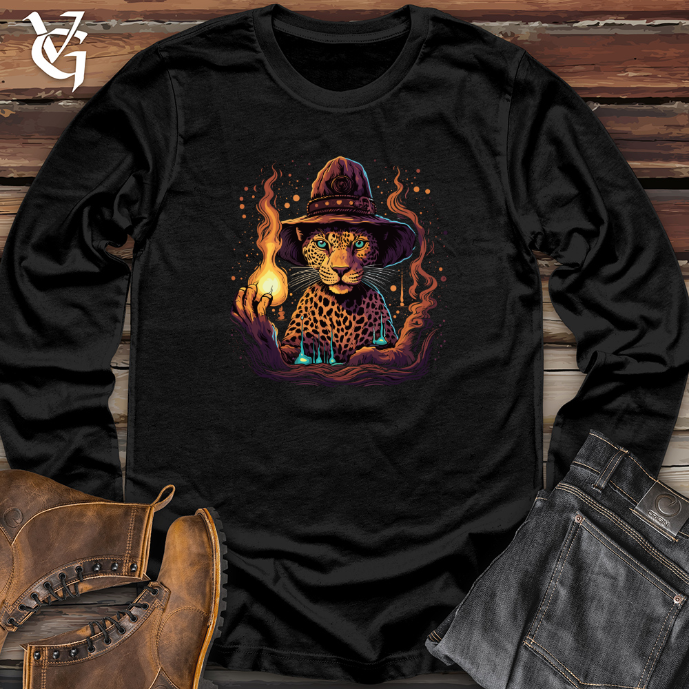 Viking Goods Leopard Mystic Flame Long Sleeve Black / L