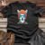 Viking Goods Llama Hipster Vibes Cotton Tee Black / L