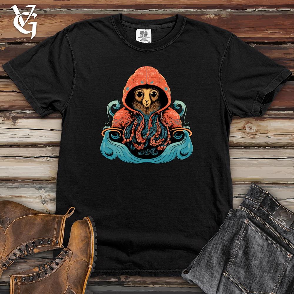 Viking Goods Llama Octopus Fusion Heavy Cotton Comfort Colors Tee Black / L