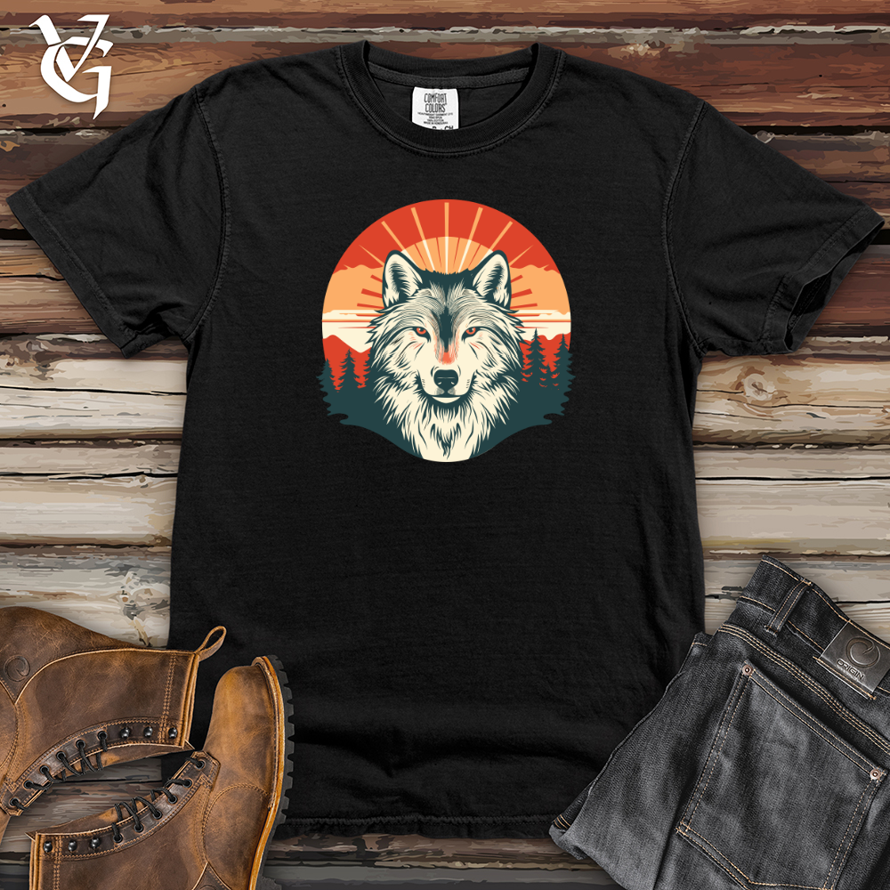 Viking Goods Luminous Wolf Luminary Heavy Cotton Comfort Colors Tee Black / L