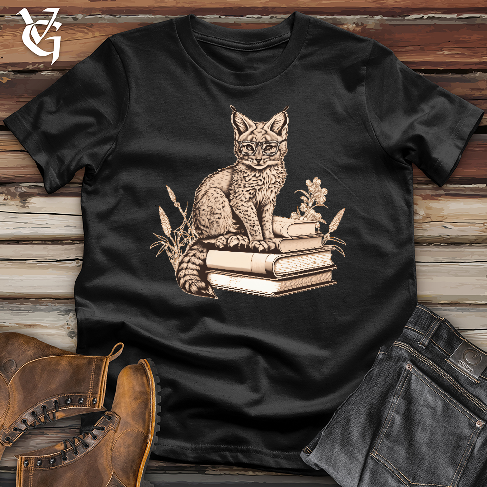 Viking Goods Lynx Book Keeper Softstyle Tee Black / L