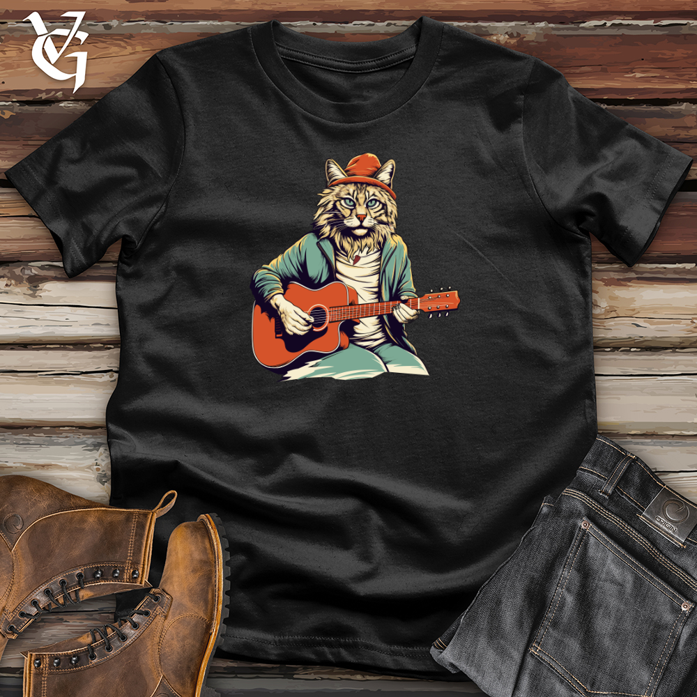 Viking Goods Lynx Guitar Lullabies Softstyle Tee Black / L