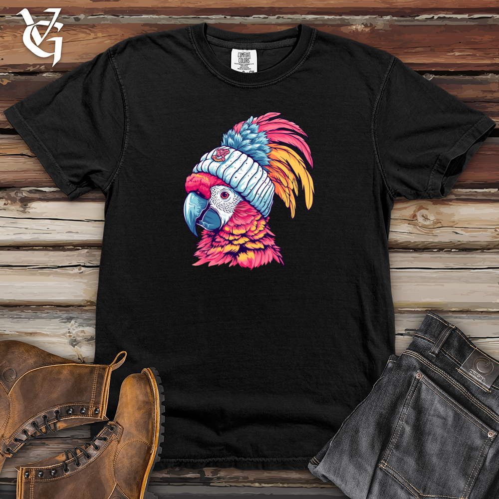 Viking Goods Macaw Winter Fashion Heavy Cotton Comfort Colors Tee Black / L