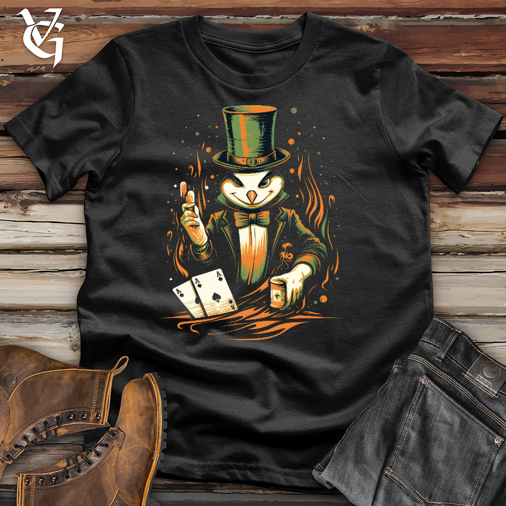 Viking Goods Magic Poker Penguin Cotton Tee Black / L