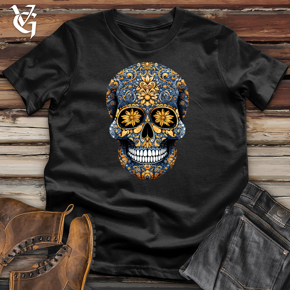 Viking Goods Mandala Skull Softstyle Tee Black / L