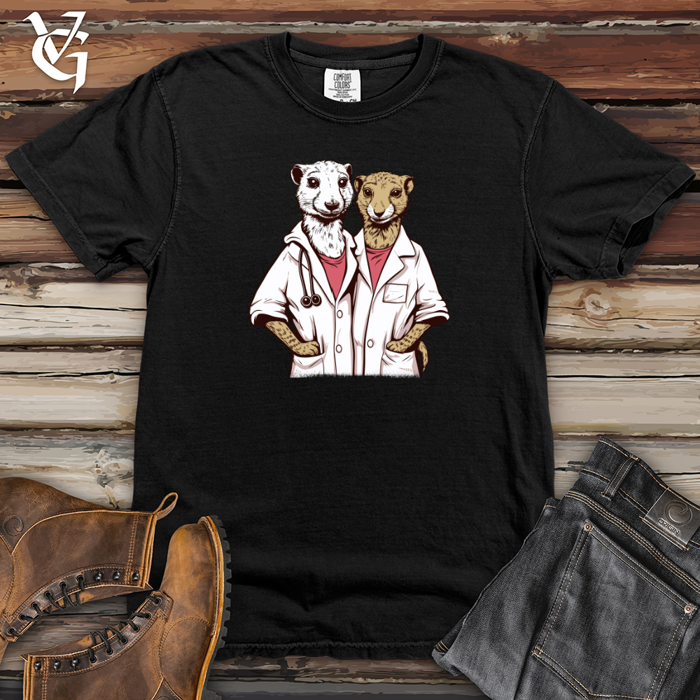 Viking Goods Meerkats Medical Team Heavy Cotton Comfort Colors Tee Black / L