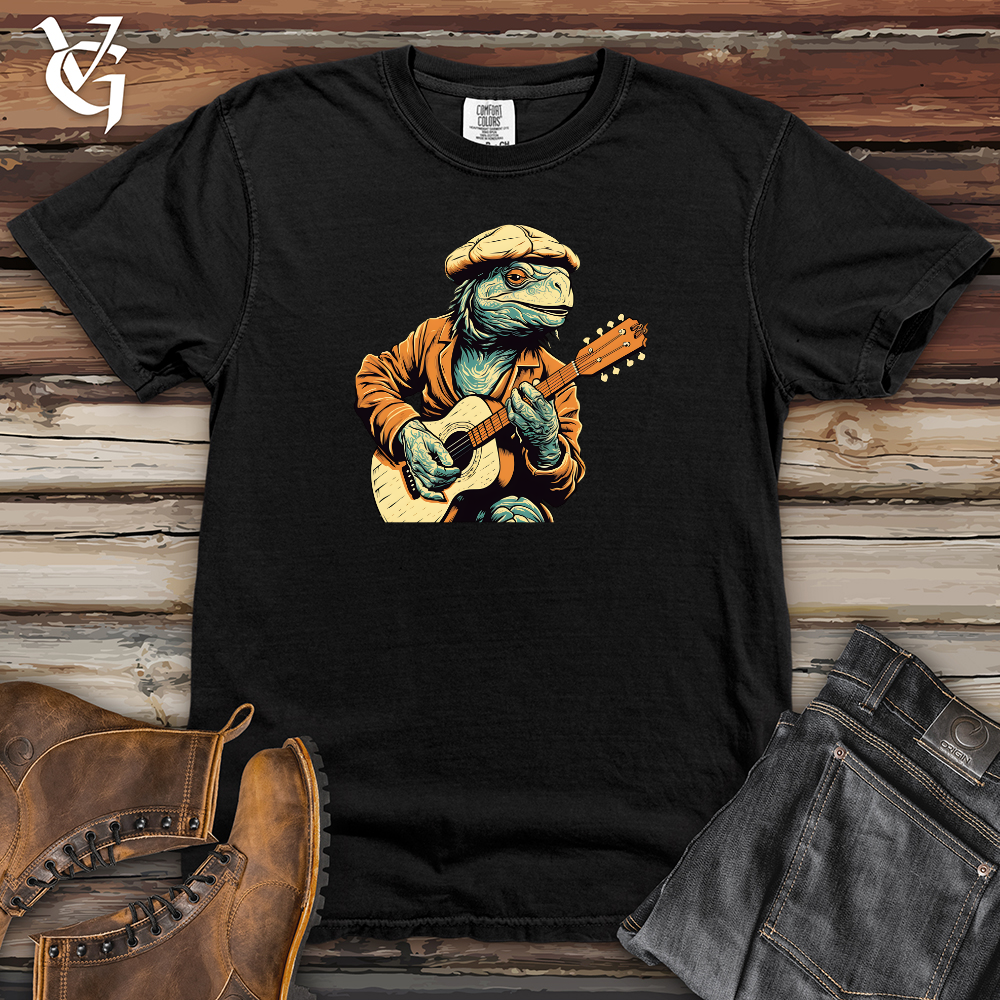 Viking Goods Melodic Reptile Strums Heavy Cotton Comfort Colors Tee Black / L