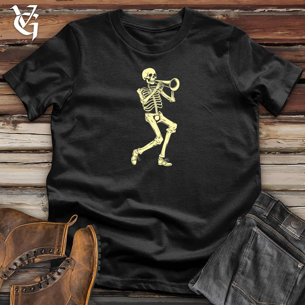 Viking Goods Melodic Skeleton Serenade Softstyle Tee Black / L