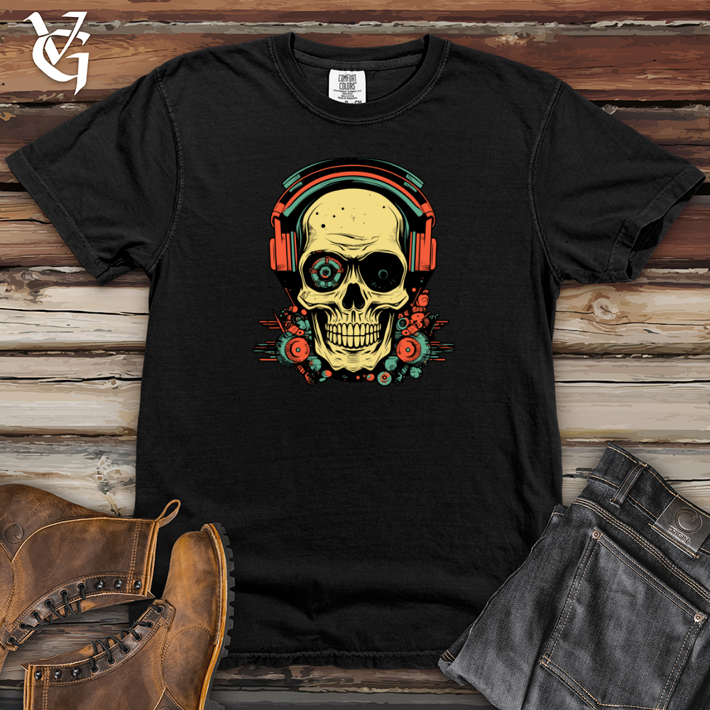 Viking Goods Melodic Skull Melodies Heavy Cotton Comfort Colors Tee Black / L