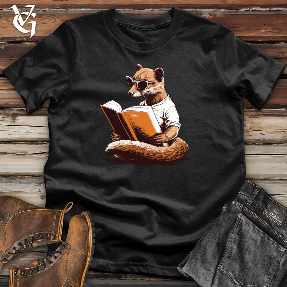Viking Goods Mongoose Bibliophile Reading Joy Softstyle Tee Black / L