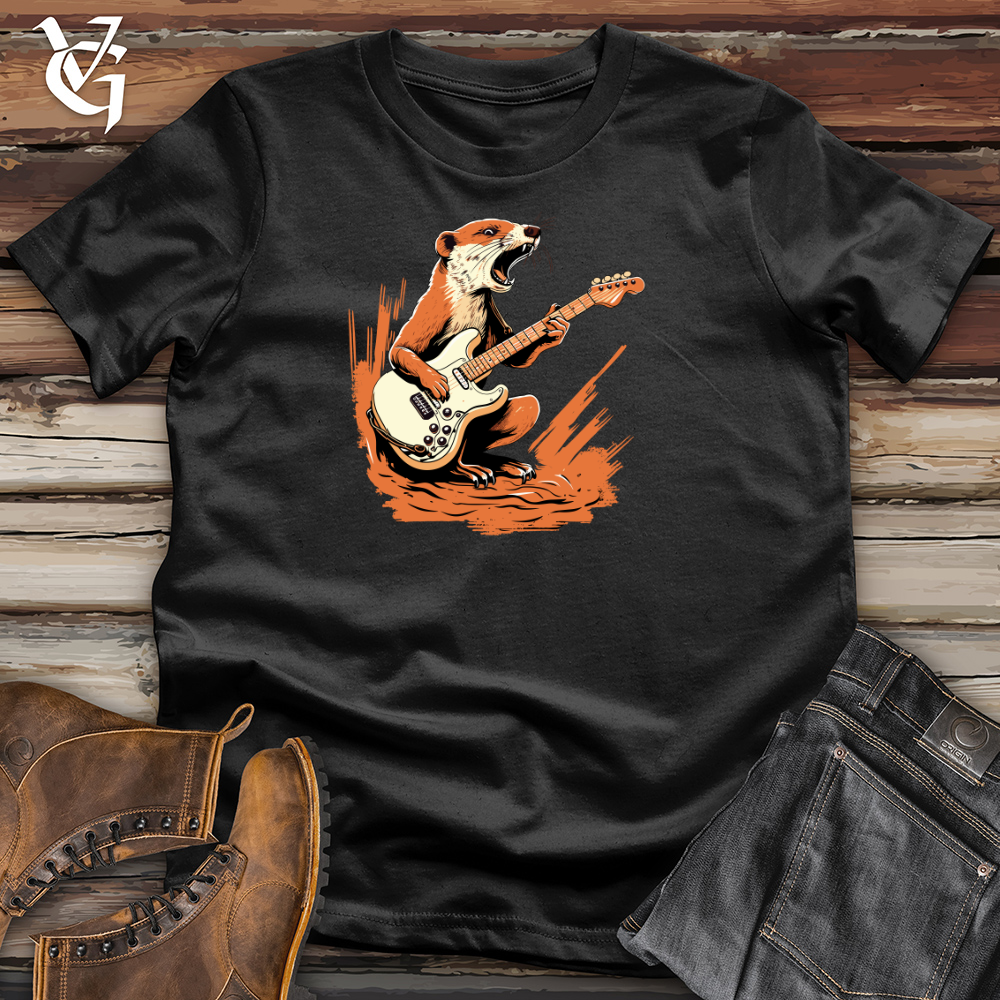 Viking Goods Mongoose Melody Guitar Rockout 01 Cotton Tee Black / L