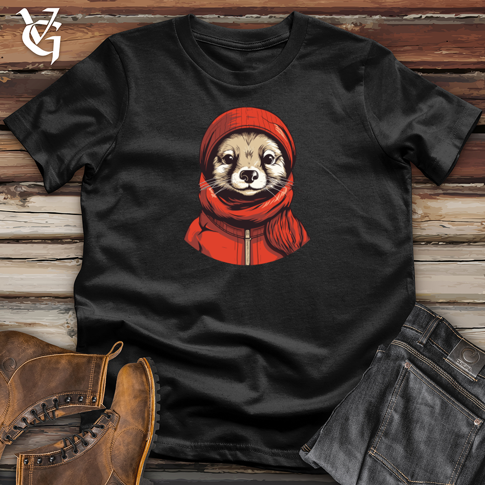 Viking Goods Mongoose Winter Beanie Cozy Style 01 Softstyle Tee Black / L