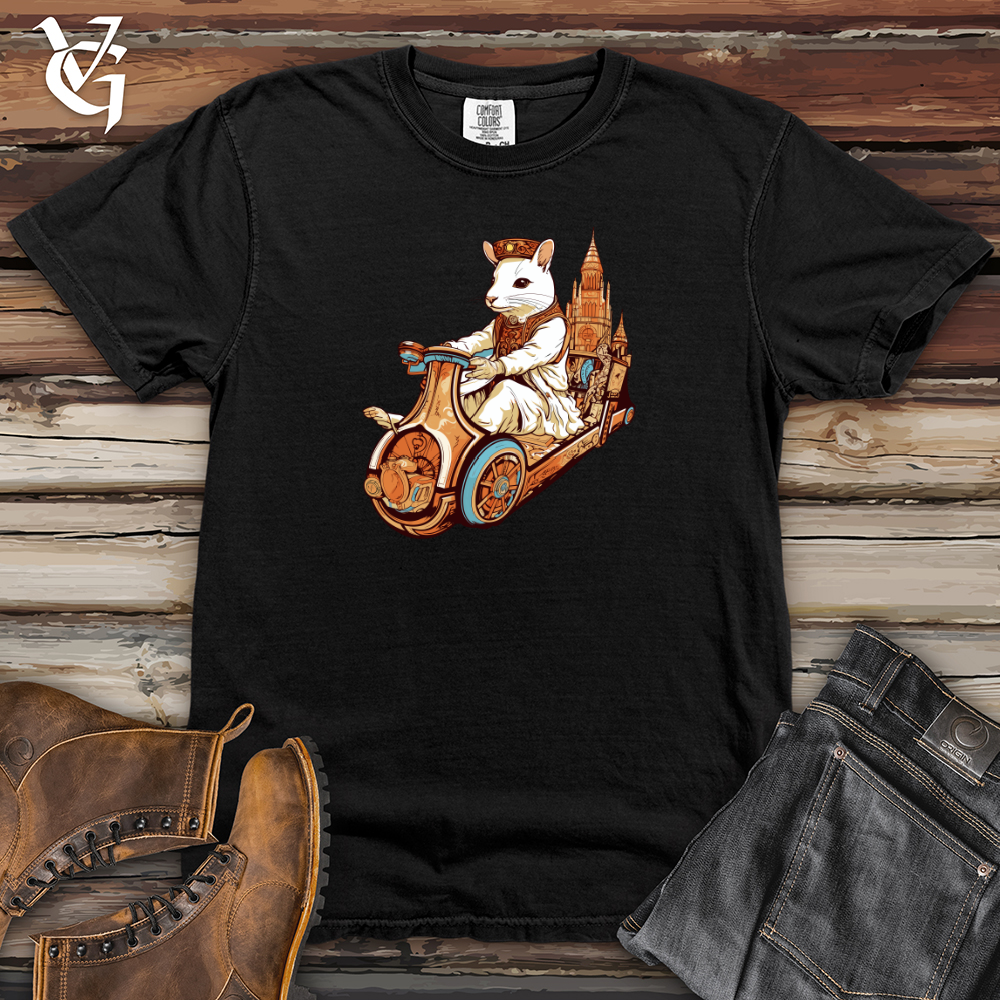 Viking Goods Mouse Time Traveller Heavy Cotton Comfort Colors Tee Black / L