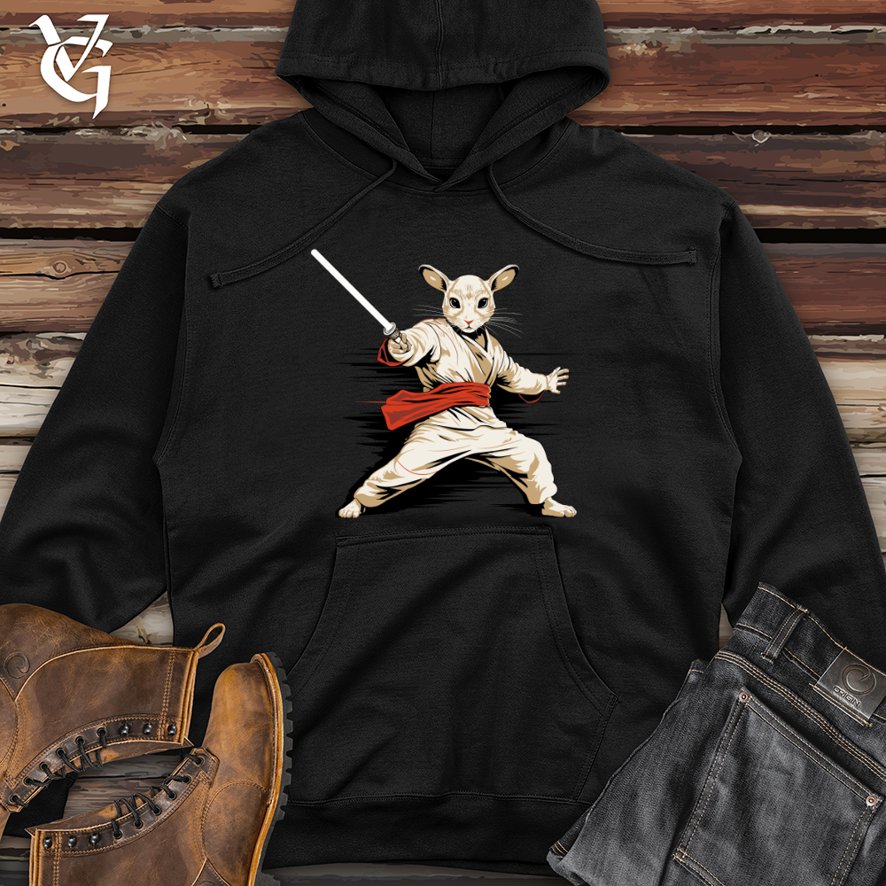 Viking Goods Mouse Warrior Midweight Hooded Sweatshirt Black / L