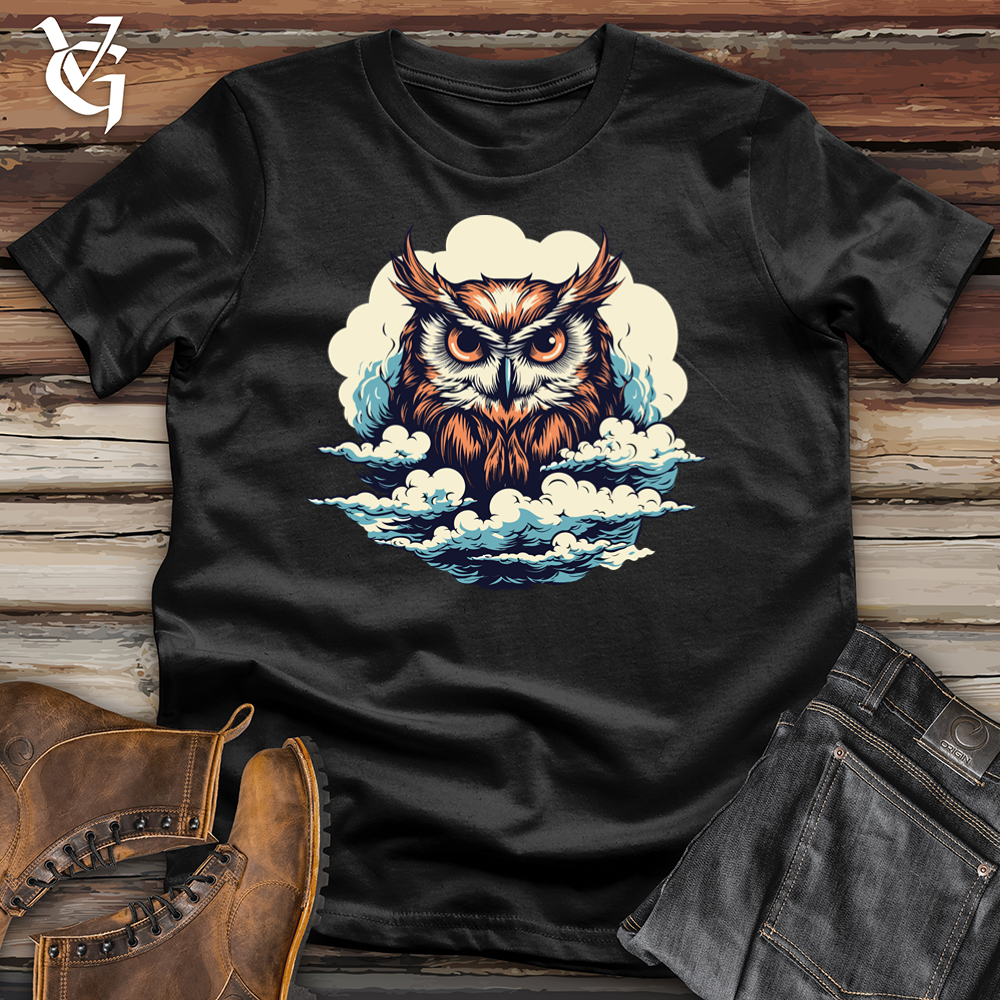 Viking Goods Mystic Clouded Owl Softstyle Tee Black / L