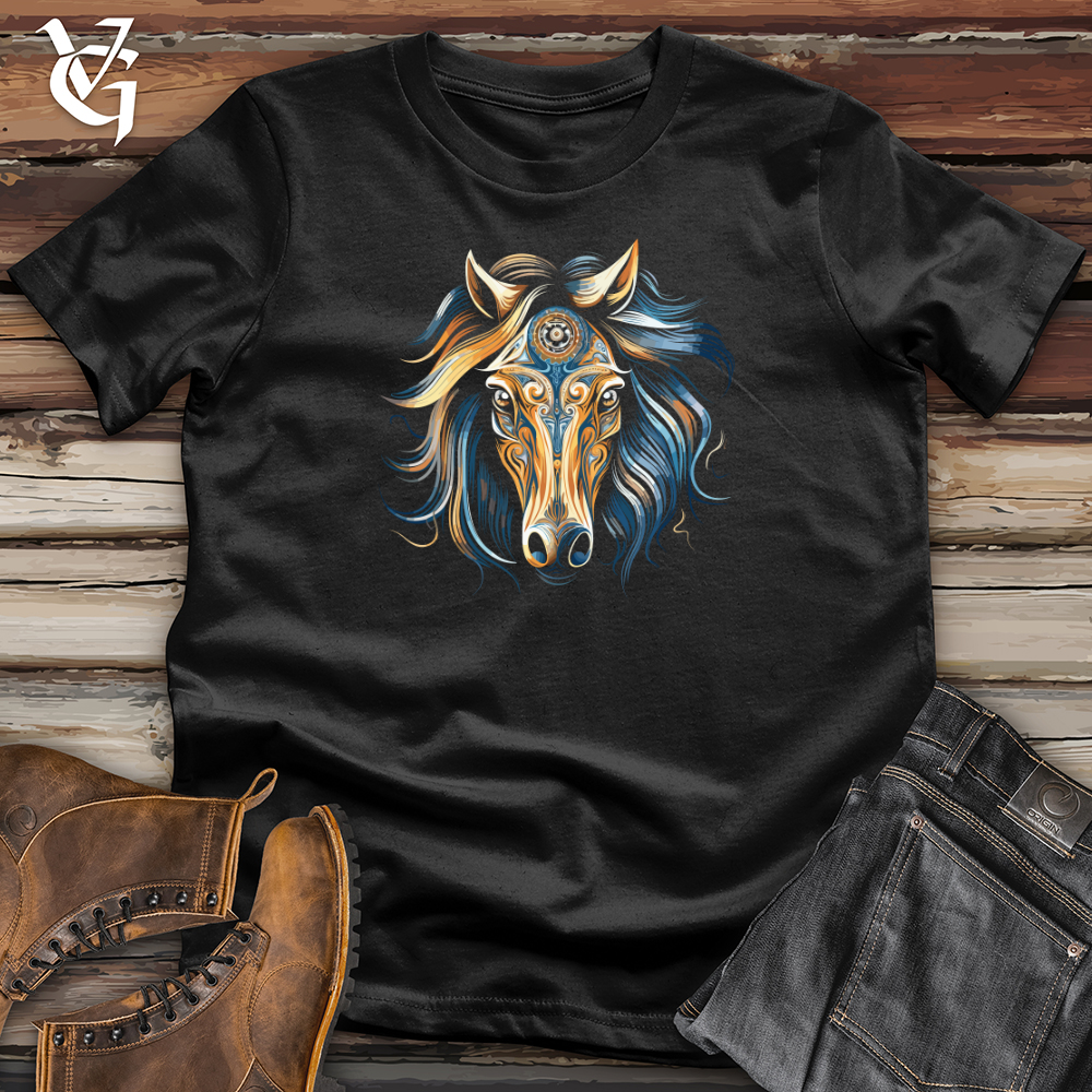 Viking Goods Mystical Equine Vision Softstyle Tee Black / L
