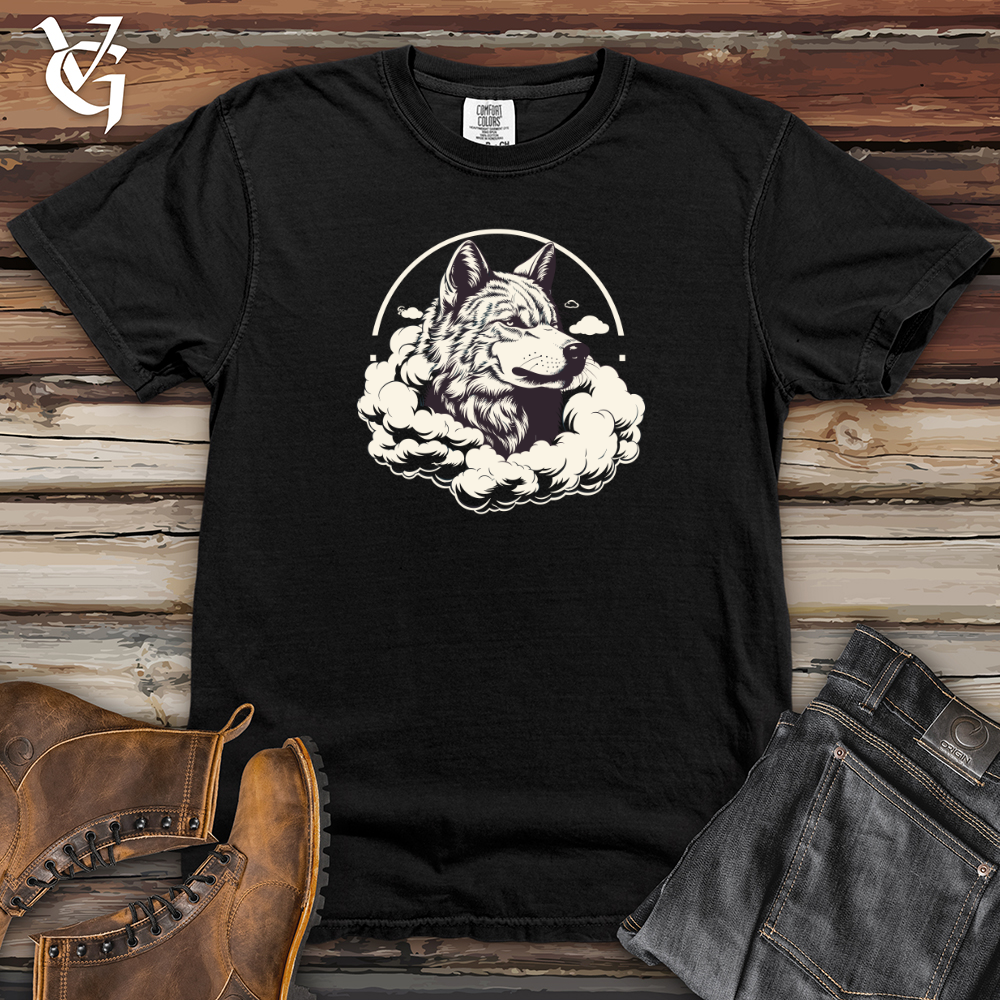 Viking Goods Nebulous Wolf Spirit Heavy Cotton Comfort Colors Tee Black / L