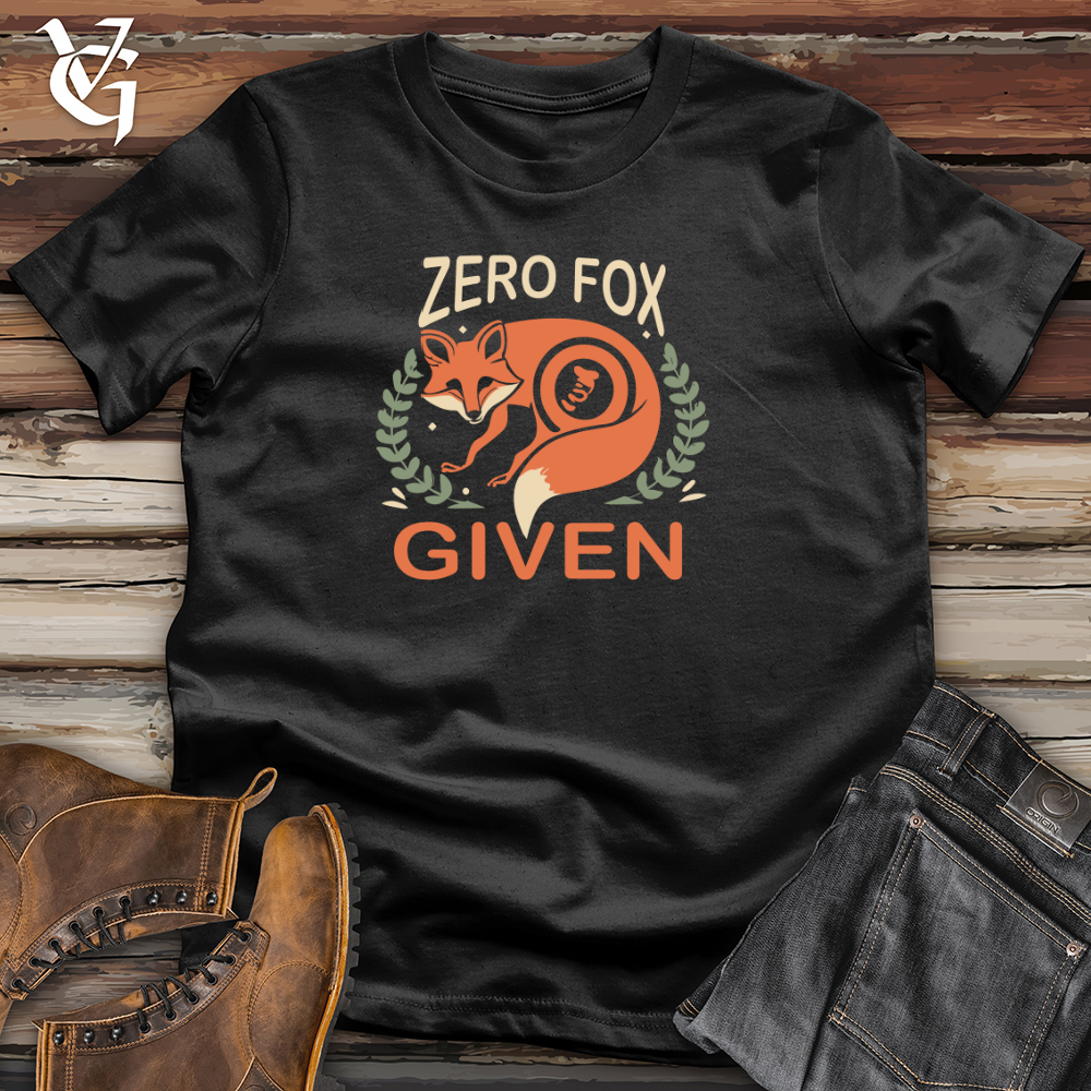 Viking Goods No Fox Given Cotton Tee Black / L