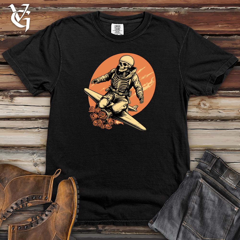 Viking Goods Nostalgic Aviator Ace Heavy Cotton Comfort Colors Tee Black / L