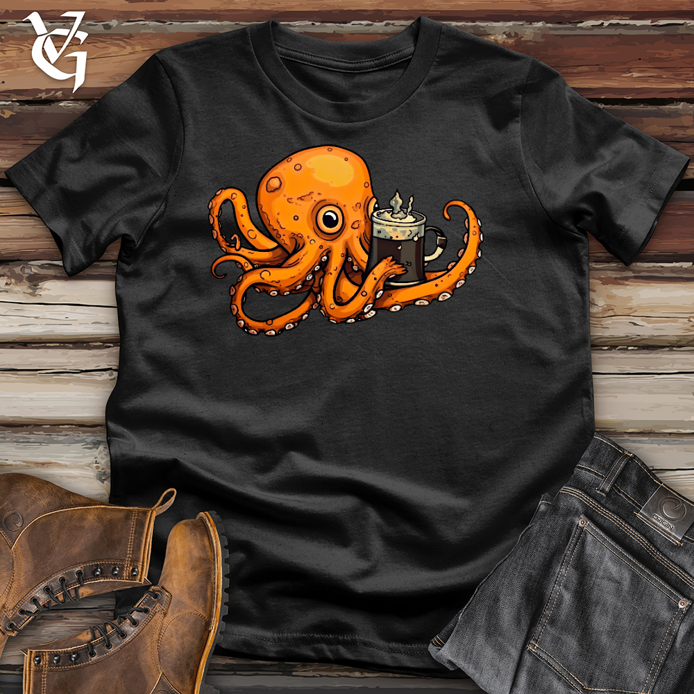 Viking Goods Octo Barista Cotton Tee Black / L