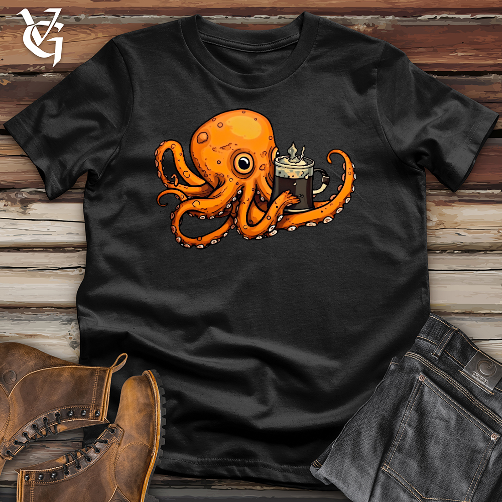 Viking Goods Octo Barista Softstyle Tee Black / L