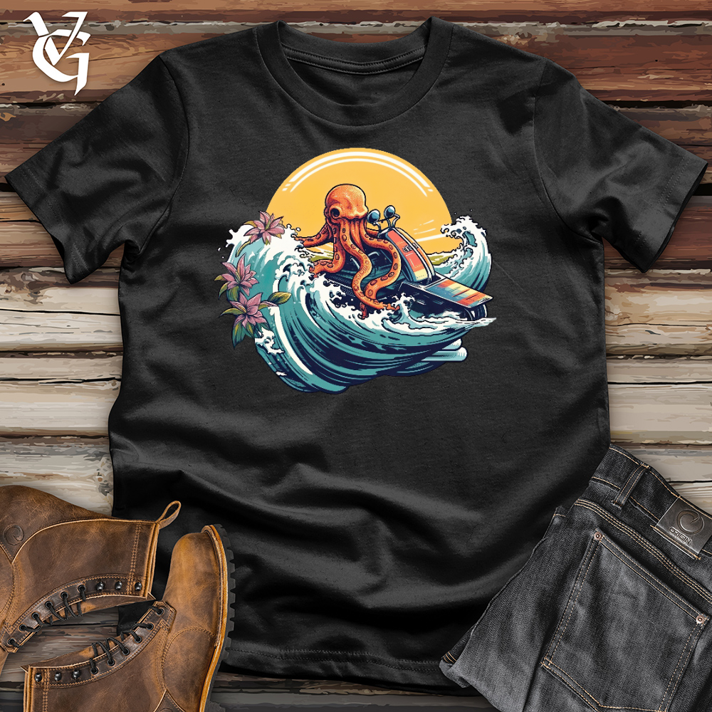 Viking Goods Octo Jet Ski Cotton Tee Black / L