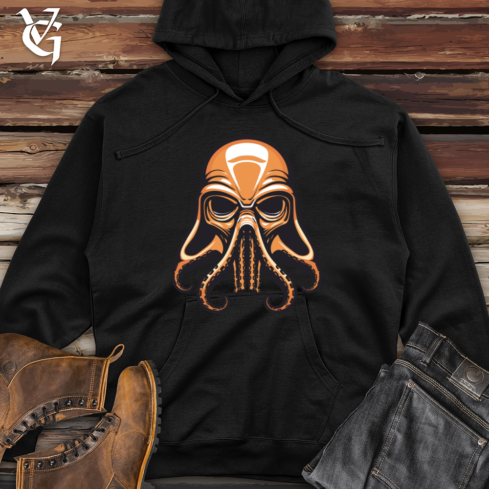 Viking Goods Octopus Helmet Midweight Hooded Sweatshirt Black / L