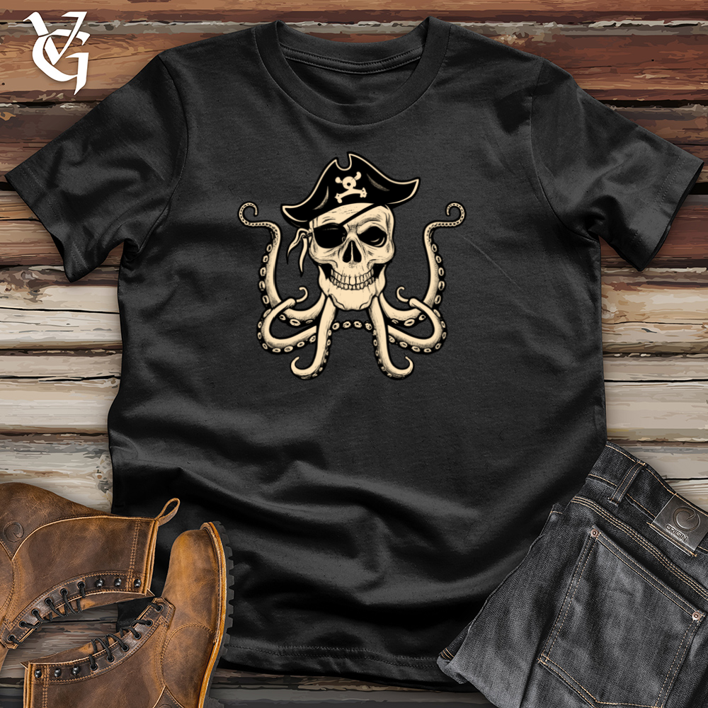 Viking Goods Octopus Pirate Cotton Tee Black / L