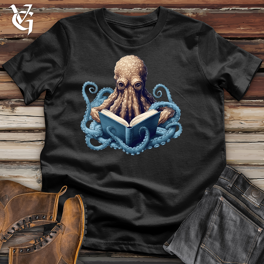 Viking Goods Octopus Professor Cotton Tee Black / L