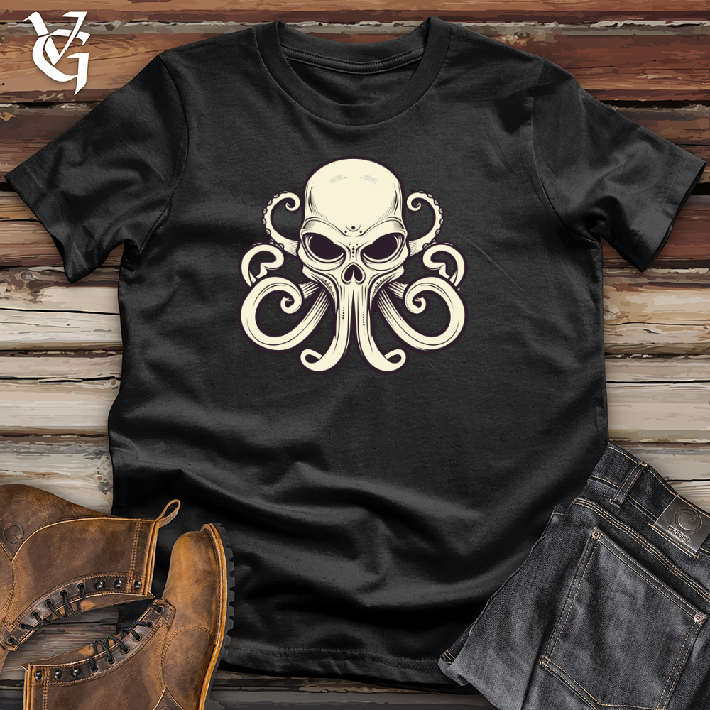 Viking Goods Octopus Storm Cotton Tee Black / L