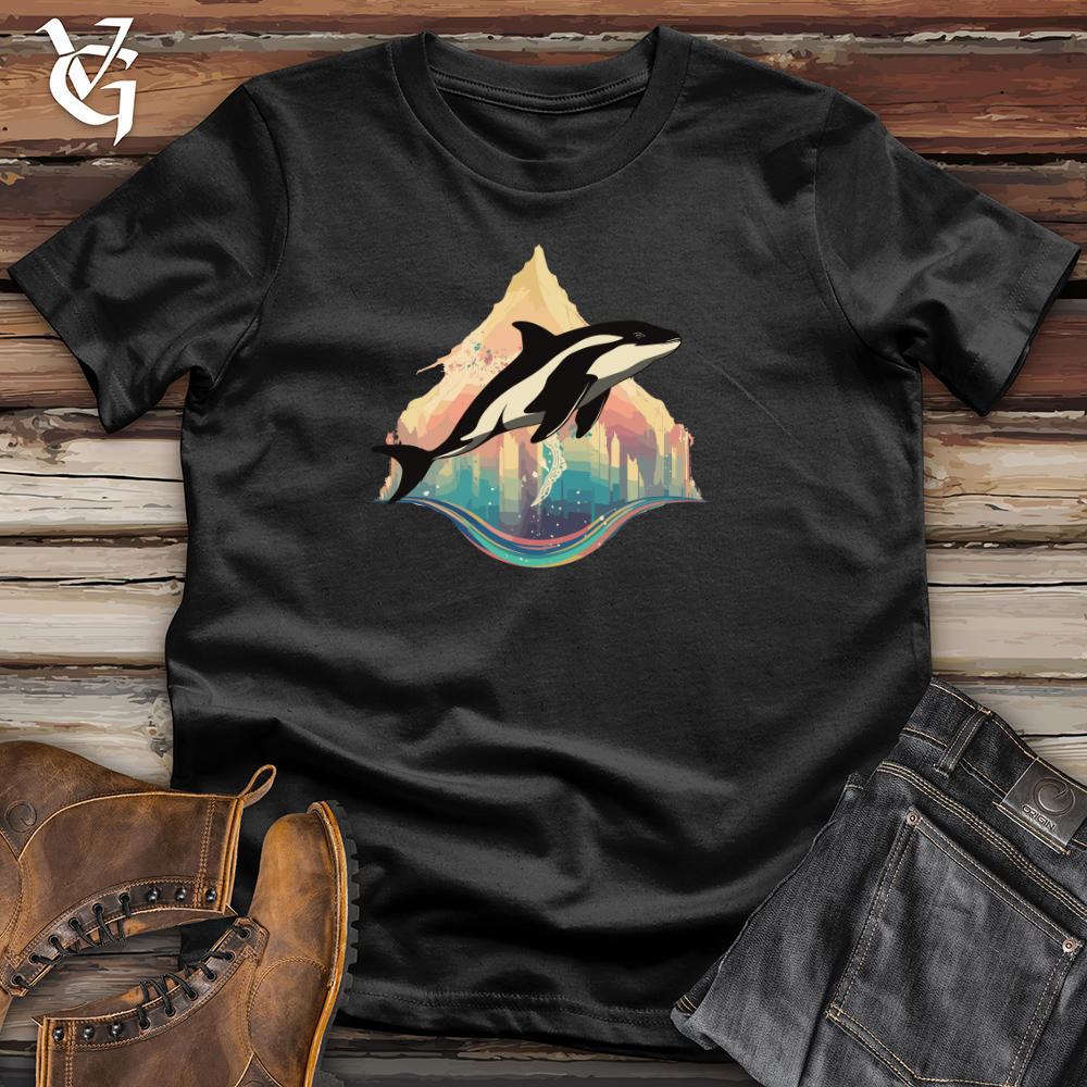 Viking Goods Orca Rainbow Leap Cotton Tee Black / L