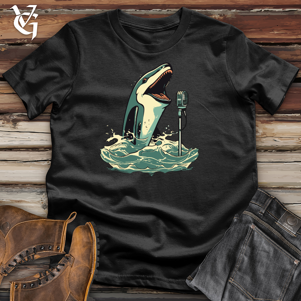 Viking Goods Orca Singing Sensation Cotton Tee Deep Teal / L