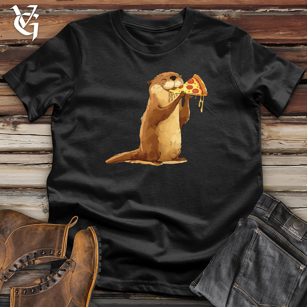 Viking Goods Otter Pizza Munchin Softstyle Tee Black / L