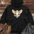 Viking Goods Owl Architect Wisdom Midweight Hooded Sweatshirt Black / L