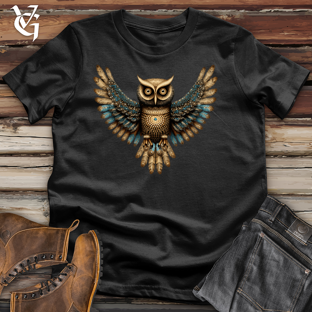 Viking Goods Owl Arise Cotton Tee Black / L