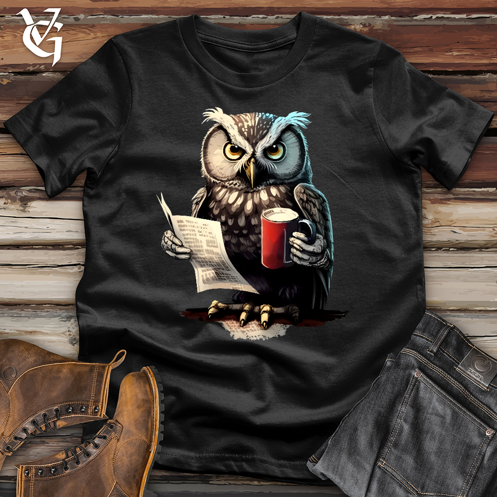 Viking Goods Owl Boss Softstyle Tee Black / L